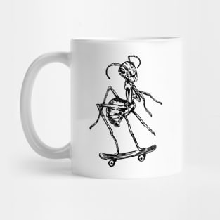 SEEMBO Ant Skater Skateboarding Skateboard Skate Skateboarder Mug